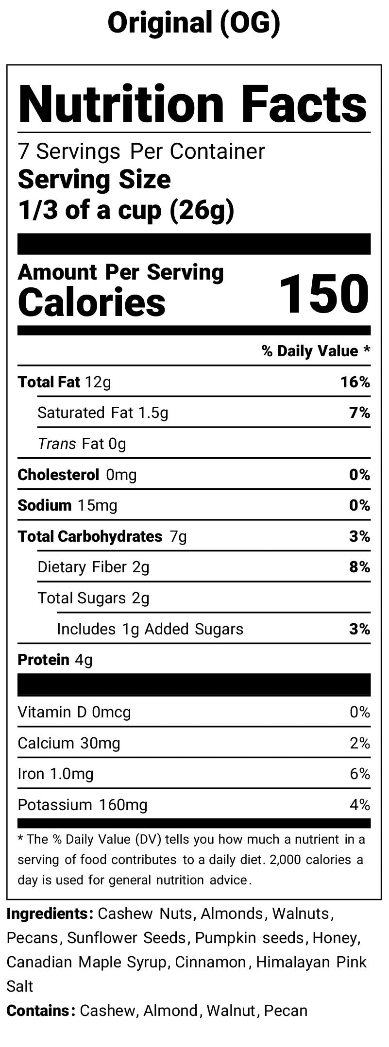 Nutrition Facts