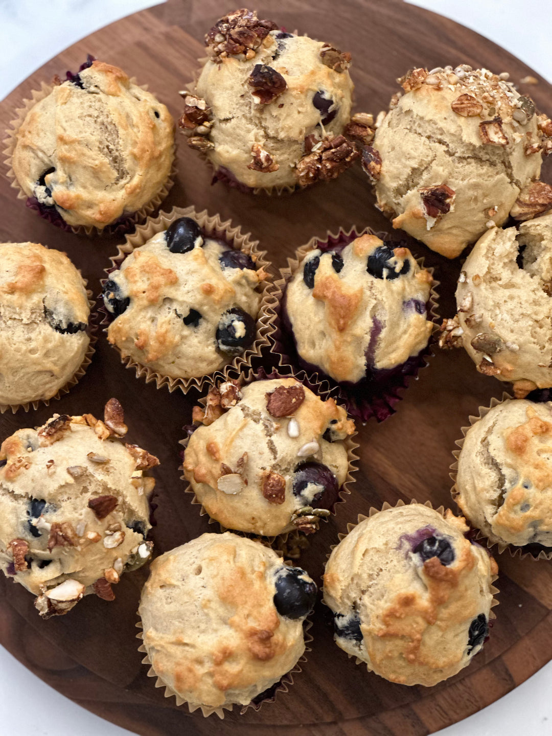 Gluten-Free Blueberry Granola Muffins