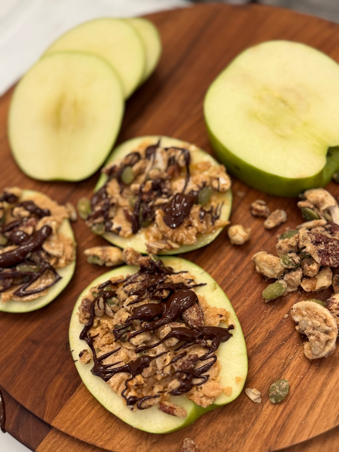 Peanut Butter Crunch Apples